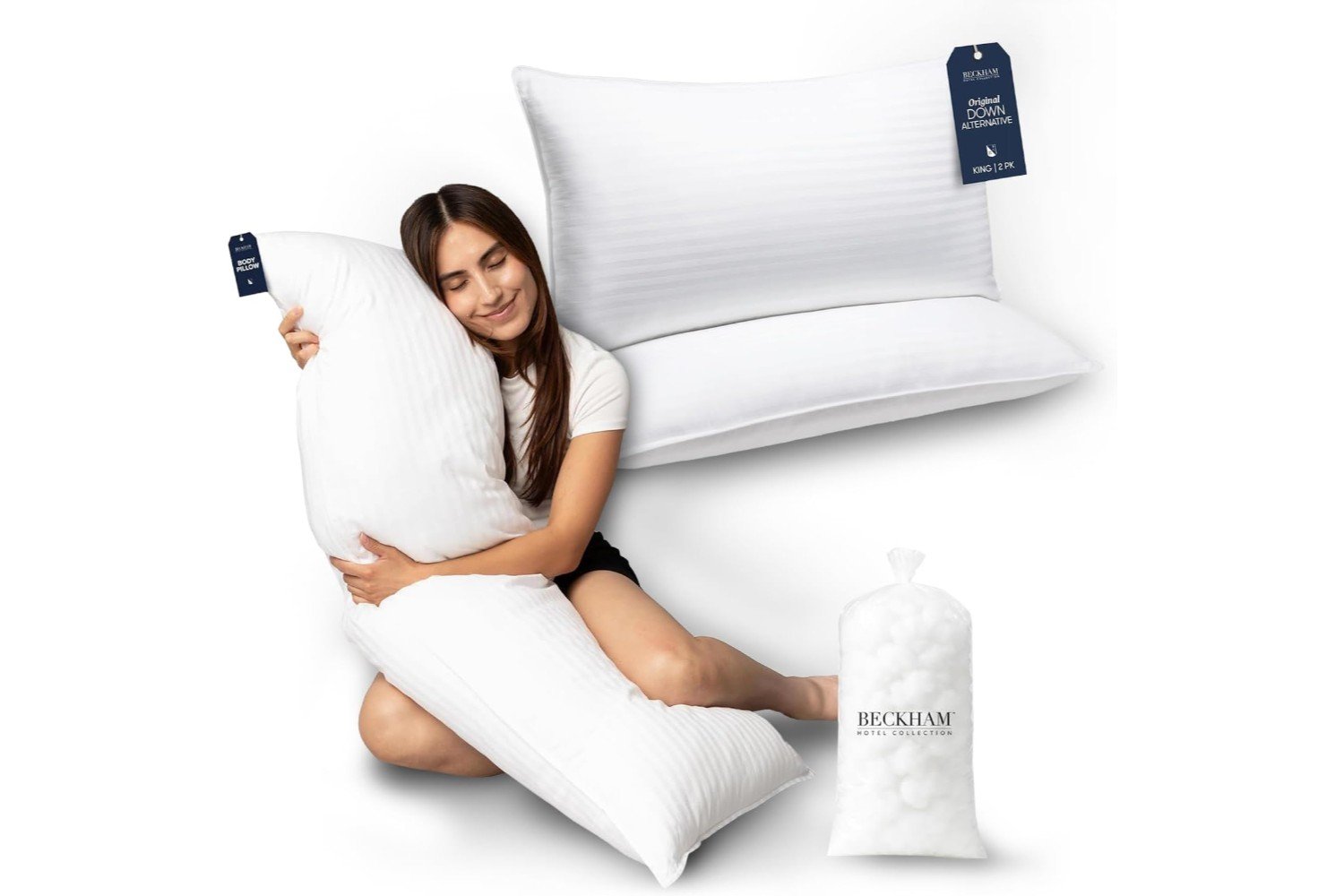 Customizable Body Pillow by Beckham Hotel pillows